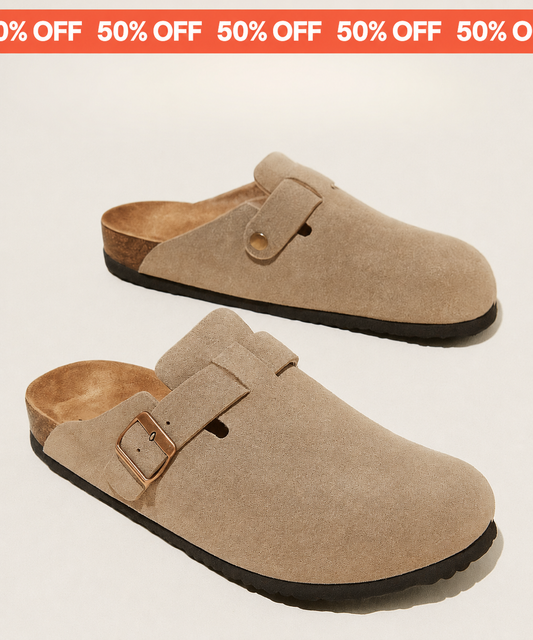 Premium Genuine Suede Clogs by Purenex
